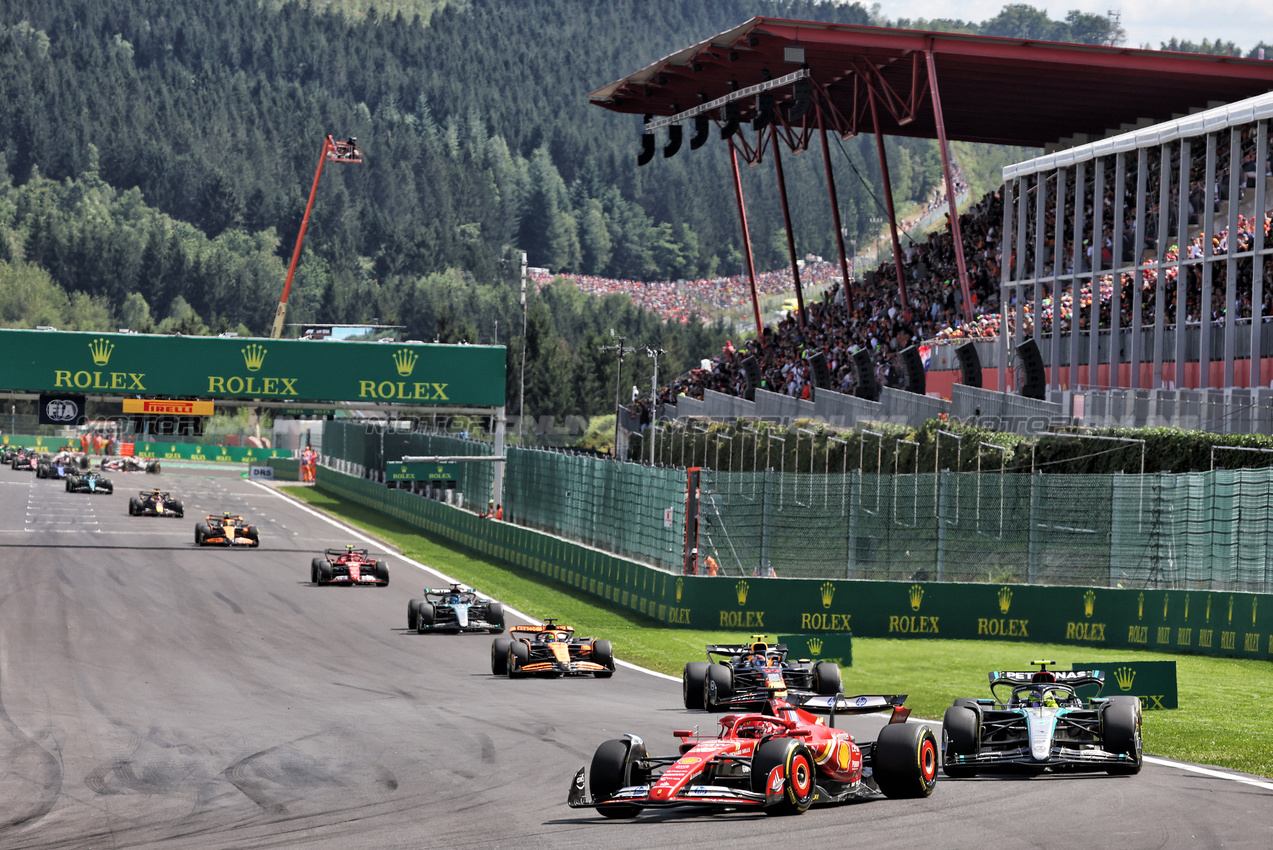 GP BELGIO, Charles Leclerc (MON) Ferrari SF-24.

28.07.2024. Formula 1 World Championship, Rd 14, Belgian Grand Prix, Spa Francorchamps, Belgium, Gara Day.

- www.xpbimages.com, EMail: requests@xpbimages.com © Copyright: Bearne / XPB Images