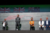 GP BELGIO, The podium (L to R): Lewis Hamilton (GBR) Mercedes AMG F1, second; George Russell (GBR) Mercedes AMG F1, vincitore; Oscar Piastri (AUS) McLaren, third.

28.07.2024. Formula 1 World Championship, Rd 14, Belgian Grand Prix, Spa Francorchamps, Belgium, Gara Day.

- www.xpbimages.com, EMail: requests@xpbimages.com © Copyright: Charniaux / XPB Images