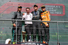 GP BELGIO, The podium (L to R): Lewis Hamilton (GBR) Mercedes AMG F1, second; Joey McMillan (GBR) Mercedes AMG F1 Lead Gara Strategist; George Russell (GBR) Mercedes AMG F1, vincitore; Oscar Piastri (AUS) McLaren, third.

28.07.2024. Formula 1 World Championship, Rd 14, Belgian Grand Prix, Spa Francorchamps, Belgium, Gara Day.

- www.xpbimages.com, EMail: requests@xpbimages.com © Copyright: Moy / XPB Images
