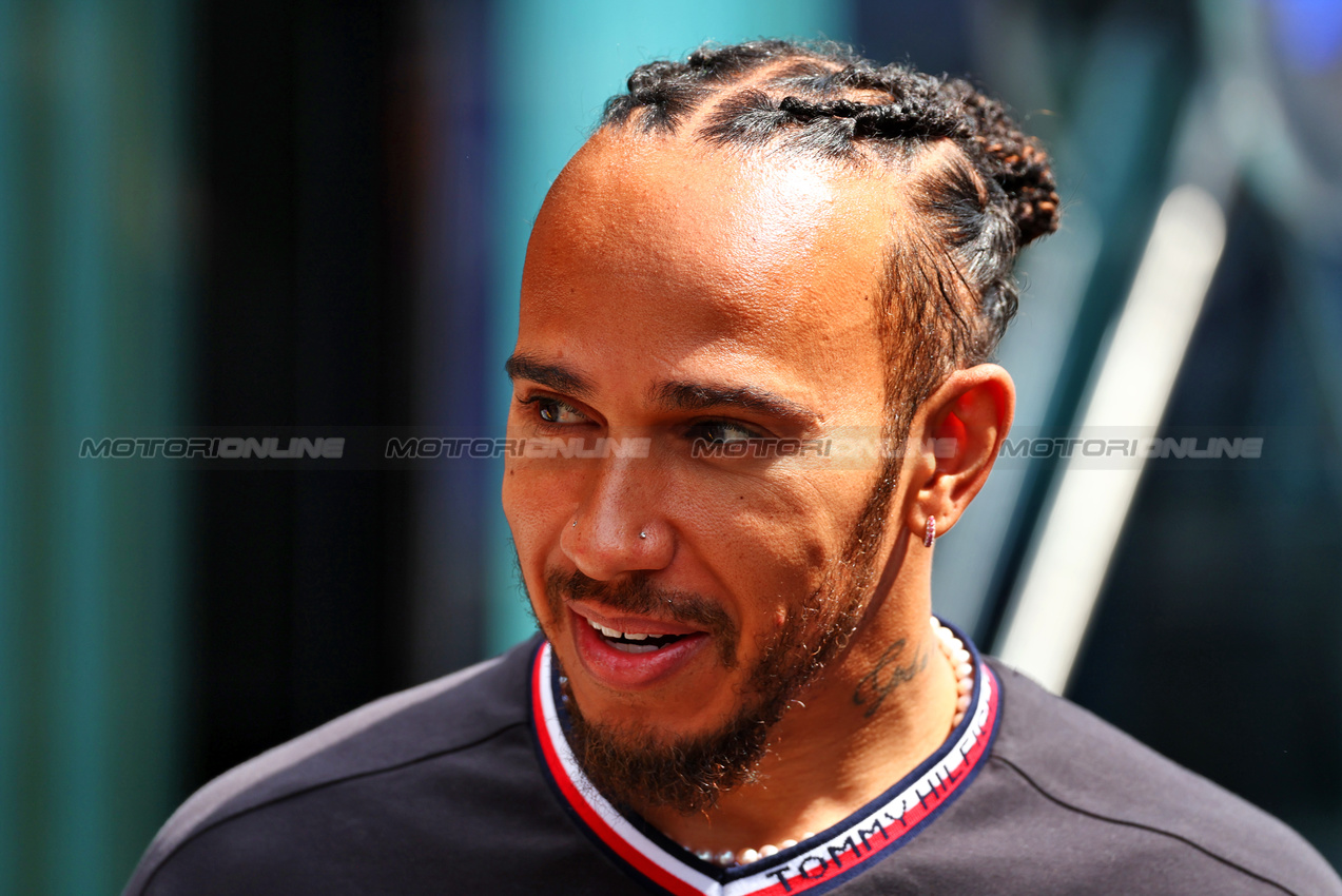 GP BELGIO, Lewis Hamilton (GBR) Mercedes AMG F1.

25.07.2024. Formula 1 World Championship, Rd 14, Belgian Grand Prix, Spa Francorchamps, Belgium, Preparation Day.

 - www.xpbimages.com, EMail: requests@xpbimages.com © Copyright: Coates / XPB Images