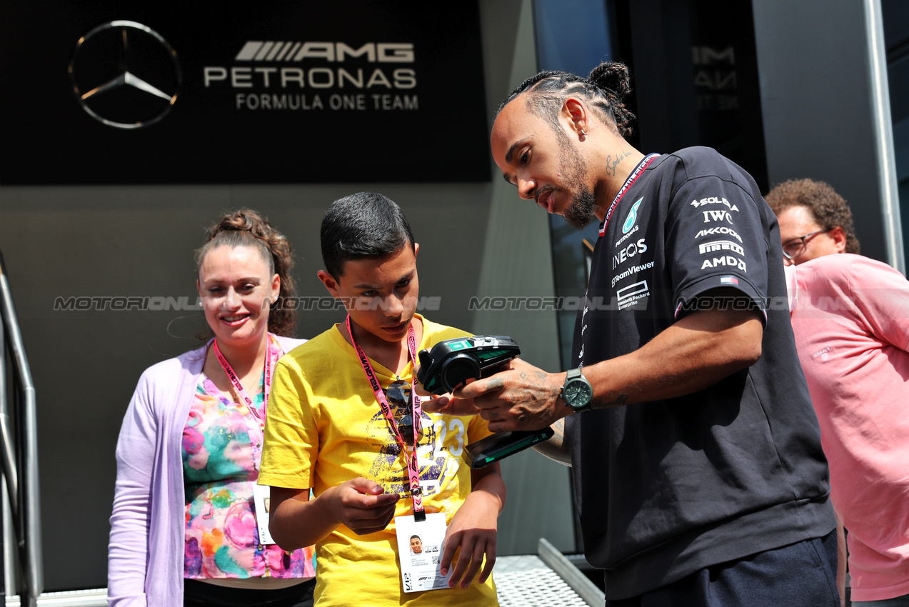 GP BELGIO, Lewis Hamilton (GBR) Mercedes AMG F1.

25.07.2024. Formula 1 World Championship, Rd 14, Belgian Grand Prix, Spa Francorchamps, Belgium, Preparation Day.

- www.xpbimages.com, EMail: requests@xpbimages.com © Copyright: Rew / XPB Images