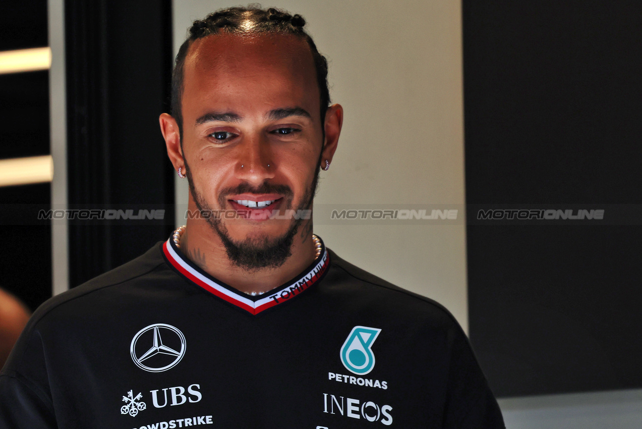 GP BELGIO, Lewis Hamilton (GBR) Mercedes AMG F1.

25.07.2024. Formula 1 World Championship, Rd 14, Belgian Grand Prix, Spa Francorchamps, Belgium, Preparation Day.

- www.xpbimages.com, EMail: requests@xpbimages.com © Copyright: Rew / XPB Images