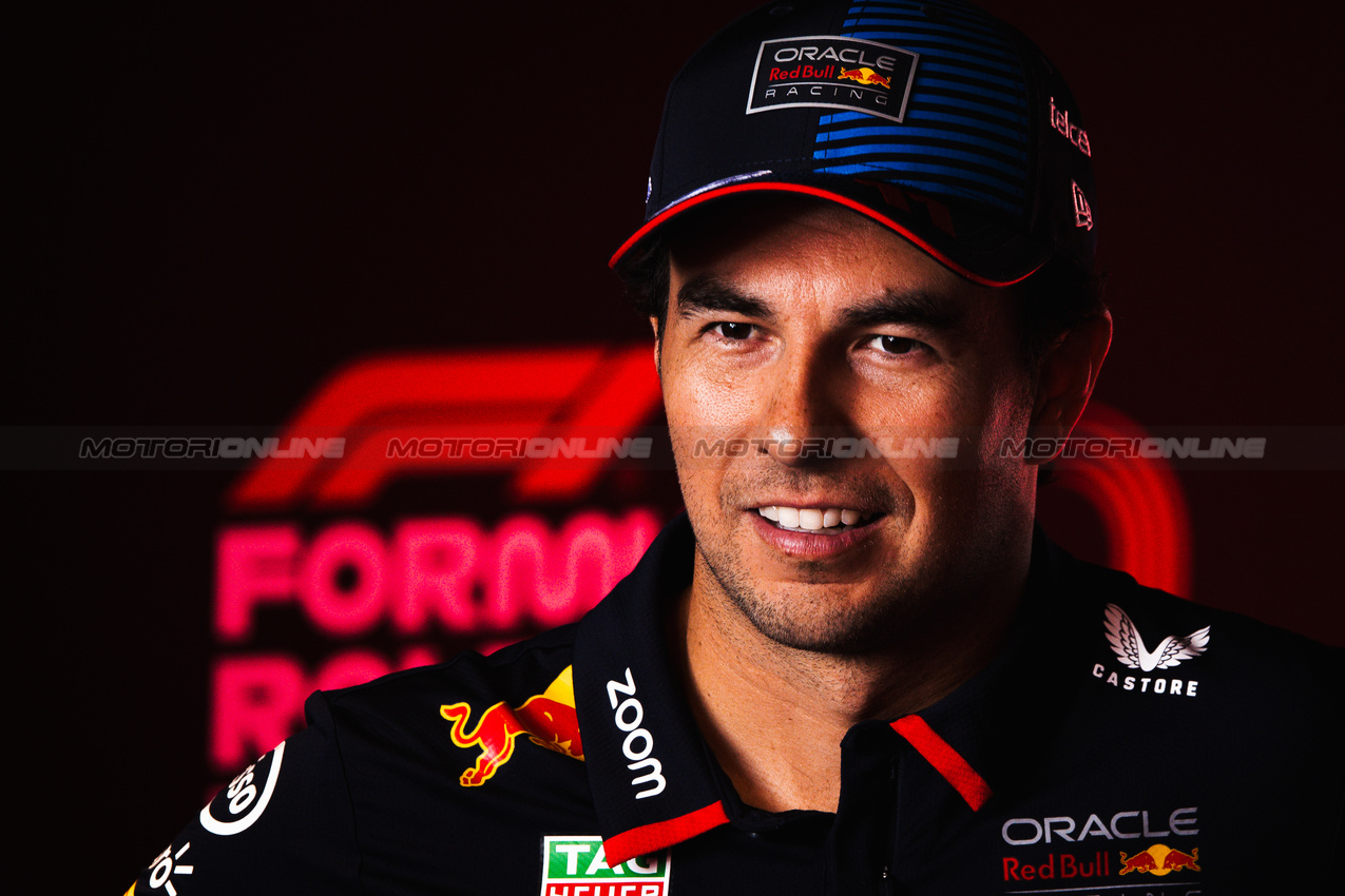 GP BELGIO, Sergio Perez (MEX) Red Bull Racing.

25.07.2024. Formula 1 World Championship, Rd 14, Belgian Grand Prix, Spa Francorchamps, Belgium, Preparation Day.

- www.xpbimages.com, EMail: requests@xpbimages.com © Copyright: Bearne / XPB Images