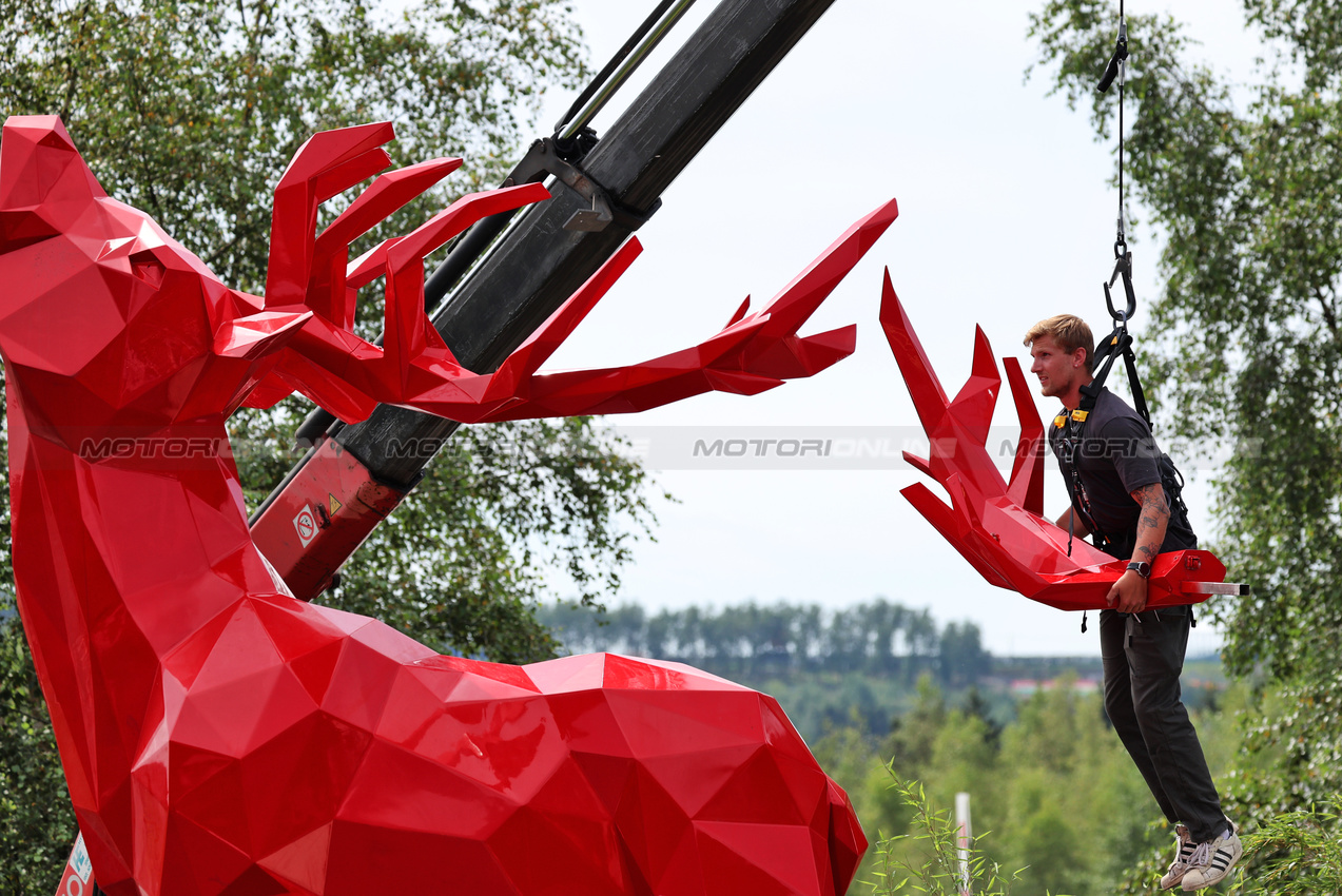 GP BELGIO, Circuit Atmosfera.

25.07.2024. Formula 1 World Championship, Rd 14, Belgian Grand Prix, Spa Francorchamps, Belgium, Preparation Day.

- www.xpbimages.com, EMail: requests@xpbimages.com © Copyright: Rew / XPB Images