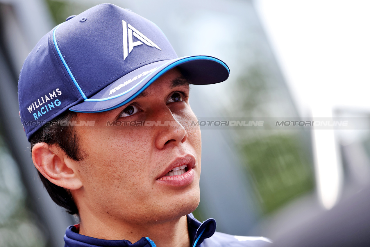 GP BELGIO, Alexander Albon (THA) Williams Racing.

25.07.2024. Formula 1 World Championship, Rd 14, Belgian Grand Prix, Spa Francorchamps, Belgium, Preparation Day.

- www.xpbimages.com, EMail: requests@xpbimages.com © Copyright: Bearne / XPB Images