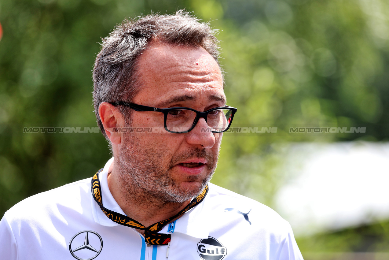 GP BELGIO, Sven Smeets (GER) Williams Racing Sporting Director.

25.07.2024. Formula 1 World Championship, Rd 14, Belgian Grand Prix, Spa Francorchamps, Belgium, Preparation Day.

- www.xpbimages.com, EMail: requests@xpbimages.com © Copyright: Bearne / XPB Images