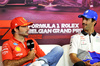 GP BELGIO, (L to R): Carlos Sainz Jr (ESP) Ferrari e Daniel Ricciardo (AUS) RB in the FIA Press Conference.

25.07.2024. Formula 1 World Championship, Rd 14, Belgian Grand Prix, Spa Francorchamps, Belgium, Preparation Day.

- www.xpbimages.com, EMail: requests@xpbimages.com © Copyright: Bearne / XPB Images