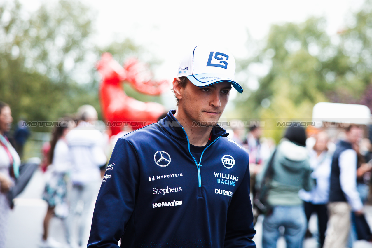 GP BELGIO, Logan Sargeant (USA) Williams Racing.

27.07.2024. Formula 1 World Championship, Rd 14, Belgian Grand Prix, Spa Francorchamps, Belgium, Qualifiche Day.

- www.xpbimages.com, EMail: requests@xpbimages.com © Copyright: Bearne / XPB Images