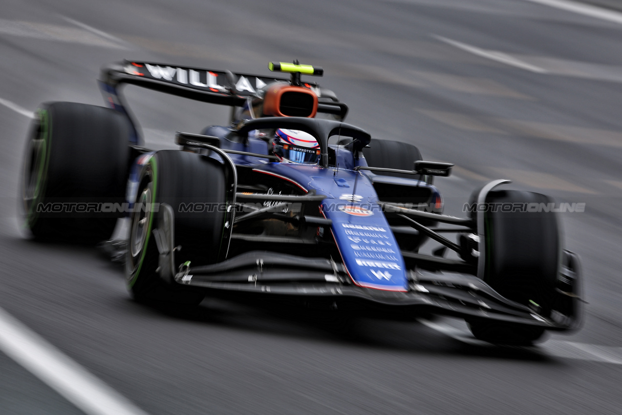 GP BELGIO, Logan Sargeant (USA) Williams Racing FW46.

27.07.2024. Formula 1 World Championship, Rd 14, Belgian Grand Prix, Spa Francorchamps, Belgium, Qualifiche Day.

- www.xpbimages.com, EMail: requests@xpbimages.com © Copyright: Charniaux / XPB Images