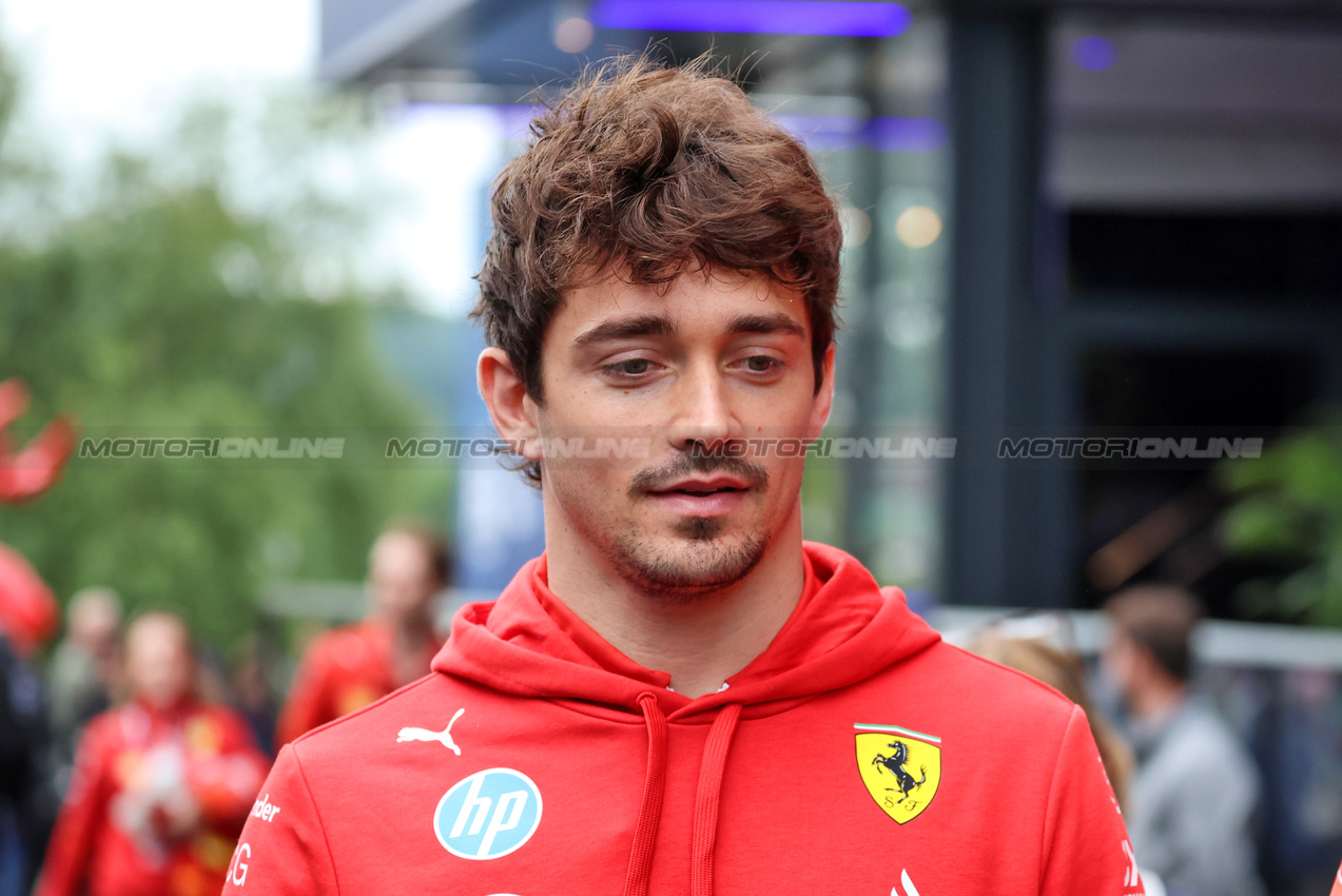 GP BELGIO, Charles Leclerc (MON) Ferrari.

27.07.2024. Formula 1 World Championship, Rd 14, Belgian Grand Prix, Spa Francorchamps, Belgium, Qualifiche Day.

- www.xpbimages.com, EMail: requests@xpbimages.com © Copyright: Rew / XPB Images