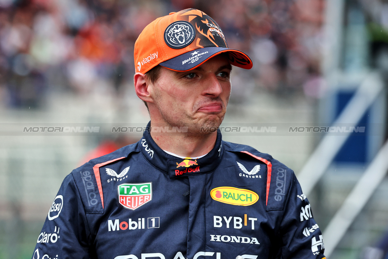 GP BELGIO, Max Verstappen (NLD) Red Bull Racing in qualifying parc ferme.

27.07.2024. Formula 1 World Championship, Rd 14, Belgian Grand Prix, Spa Francorchamps, Belgium, Qualifiche Day.

- www.xpbimages.com, EMail: requests@xpbimages.com © Copyright: Moy / XPB Images
