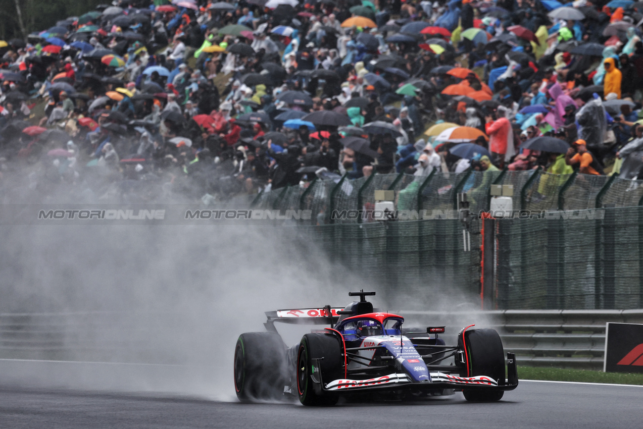 GP BELGIO, Daniel Ricciardo (AUS) RB VCARB 01.

27.07.2024. Formula 1 World Championship, Rd 14, Belgian Grand Prix, Spa Francorchamps, Belgium, Qualifiche Day.

- www.xpbimages.com, EMail: requests@xpbimages.com © Copyright: Moy / XPB Images