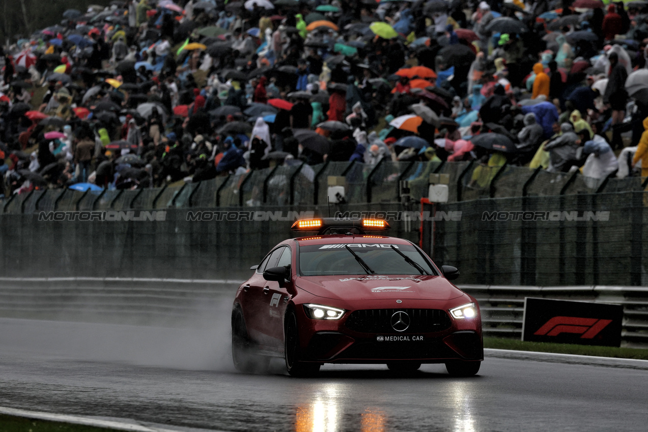 GP BELGIO, Mercedes FIA Medical Car.

27.07.2024. Formula 1 World Championship, Rd 14, Belgian Grand Prix, Spa Francorchamps, Belgium, Qualifiche Day.

- www.xpbimages.com, EMail: requests@xpbimages.com © Copyright: Moy / XPB Images