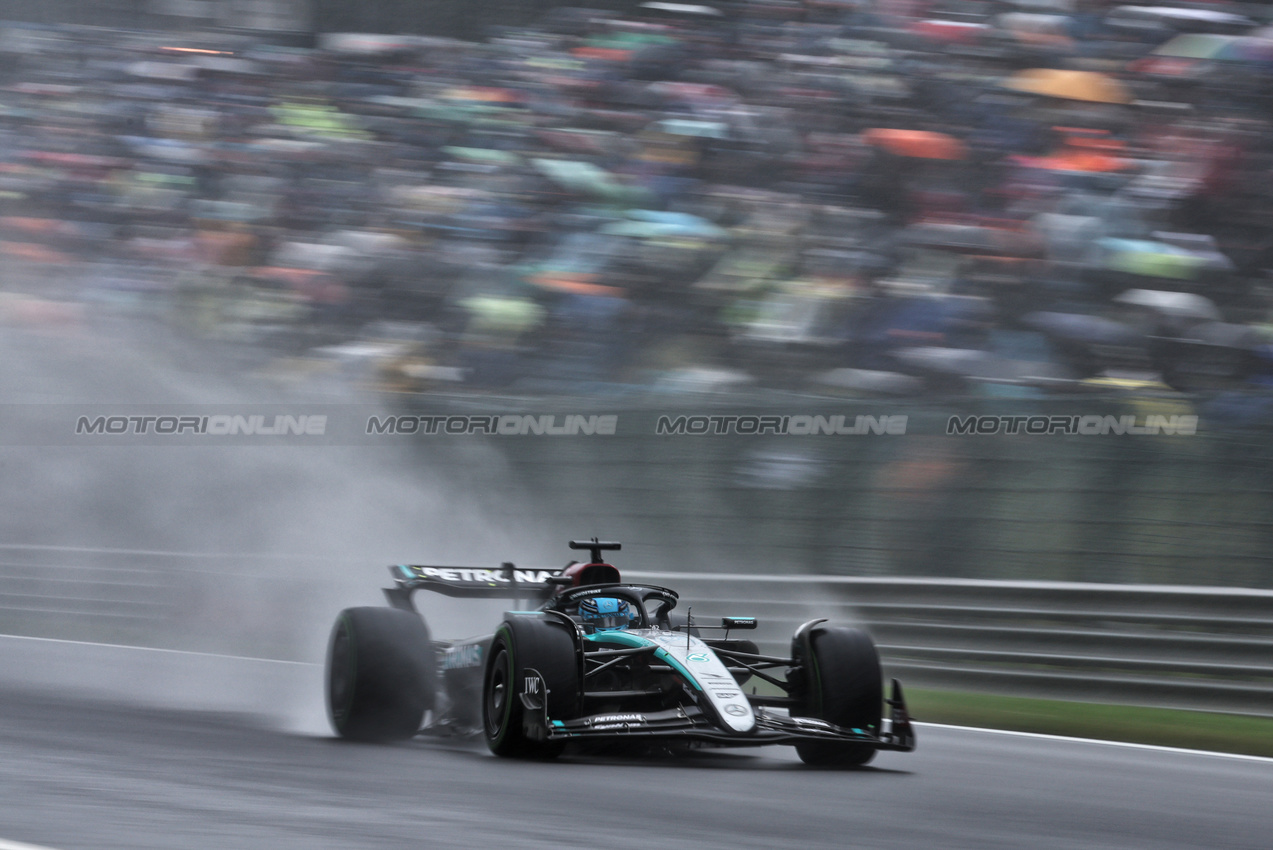 GP BELGIO, George Russell (GBR) Mercedes AMG F1 W15.

27.07.2024. Formula 1 World Championship, Rd 14, Belgian Grand Prix, Spa Francorchamps, Belgium, Qualifiche Day.

- www.xpbimages.com, EMail: requests@xpbimages.com © Copyright: Moy / XPB Images