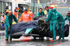 GP BELGIO, The damaged Aston Martin F1 Team AMR24 of Lance Stroll (CDN) is recovered back to the pits after he crashed in the third practice session.

27.07.2024. Formula 1 World Championship, Rd 14, Belgian Grand Prix, Spa Francorchamps, Belgium, Qualifiche Day.

- www.xpbimages.com, EMail: requests@xpbimages.com © Copyright: Charniaux / XPB Images