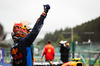 GP BELGIO, Max Verstappen (NLD) Red Bull Racing celebrates his pole position in qualifying parc ferme.

27.07.2024. Formula 1 World Championship, Rd 14, Belgian Grand Prix, Spa Francorchamps, Belgium, Qualifiche Day.

- www.xpbimages.com, EMail: requests@xpbimages.com © Copyright: Bearne / XPB Images