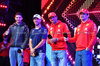 GP BELGIO, (L to R): Esteban Ocon (FRA) Alpine F1 Team; Pierre Gasly (FRA) Alpine F1 Team; Carlos Sainz Jr (ESP) Ferrari; e Charles Leclerc (MON) Ferrari, on the FanZone Stage.

27.07.2024. Formula 1 World Championship, Rd 14, Belgian Grand Prix, Spa Francorchamps, Belgium, Qualifiche Day.

- www.xpbimages.com, EMail: requests@xpbimages.com © Copyright: Moy / XPB Images