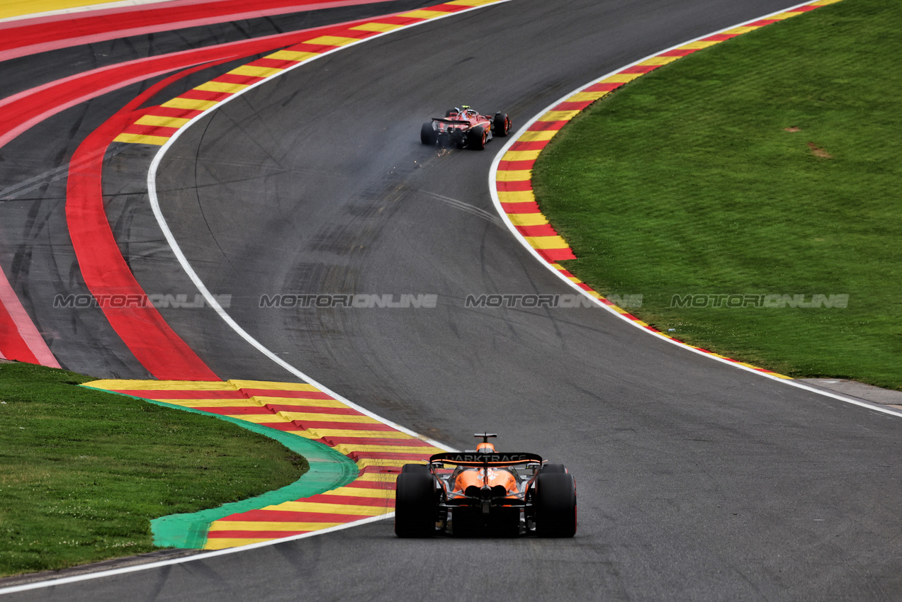 GP BELGIO, Oscar Piastri (AUS) McLaren MCL38.

26.07.2024. Formula 1 World Championship, Rd 14, Belgian Grand Prix, Spa Francorchamps, Belgium, Practice Day.

- www.xpbimages.com, EMail: requests@xpbimages.com © Copyright: Moy / XPB Images