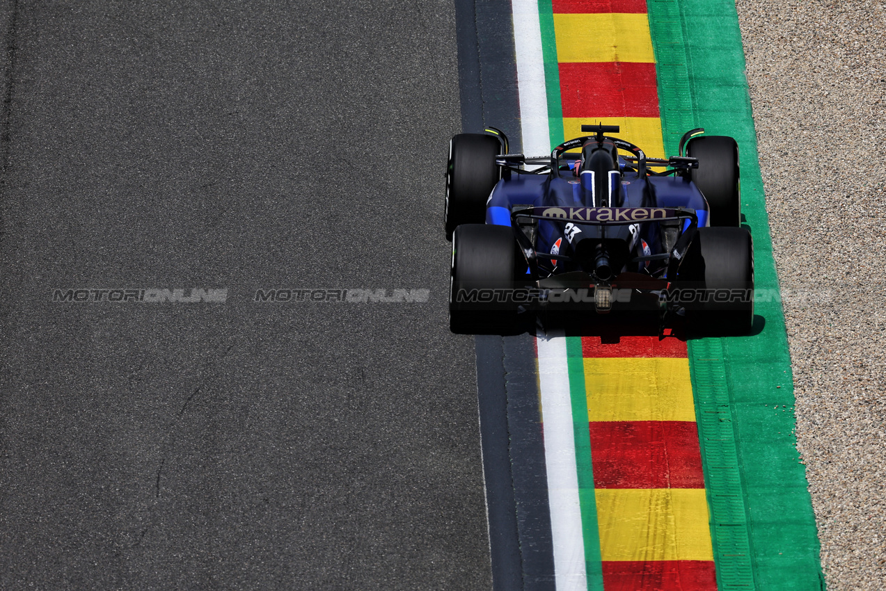 GP BELGIO, Alexander Albon (THA) Williams Racing FW46.

26.07.2024. Formula 1 World Championship, Rd 14, Belgian Grand Prix, Spa Francorchamps, Belgium, Practice Day.

- www.xpbimages.com, EMail: requests@xpbimages.com © Copyright: Rew / XPB Images