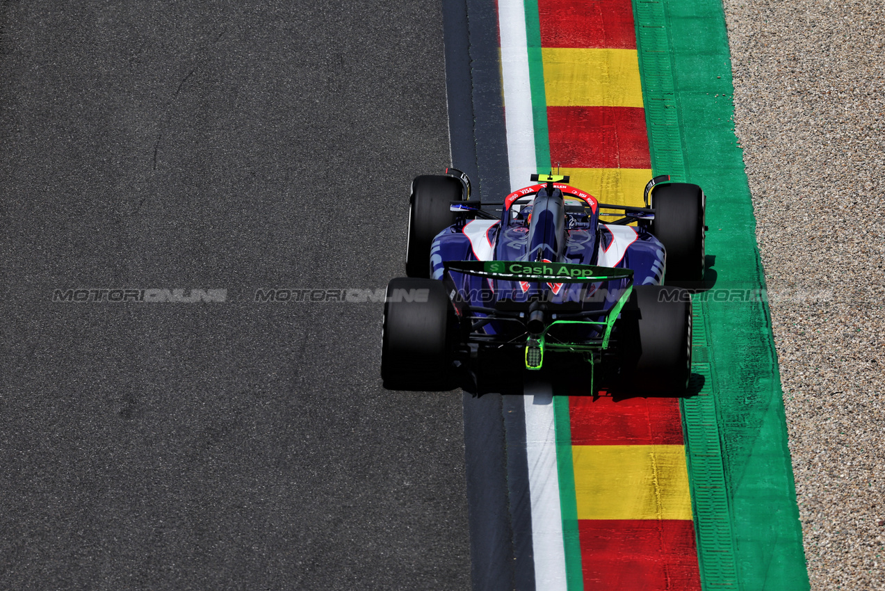 GP BELGIO, Yuki Tsunoda (JPN) RB VCARB 01.

26.07.2024. Formula 1 World Championship, Rd 14, Belgian Grand Prix, Spa Francorchamps, Belgium, Practice Day.

- www.xpbimages.com, EMail: requests@xpbimages.com © Copyright: Rew / XPB Images