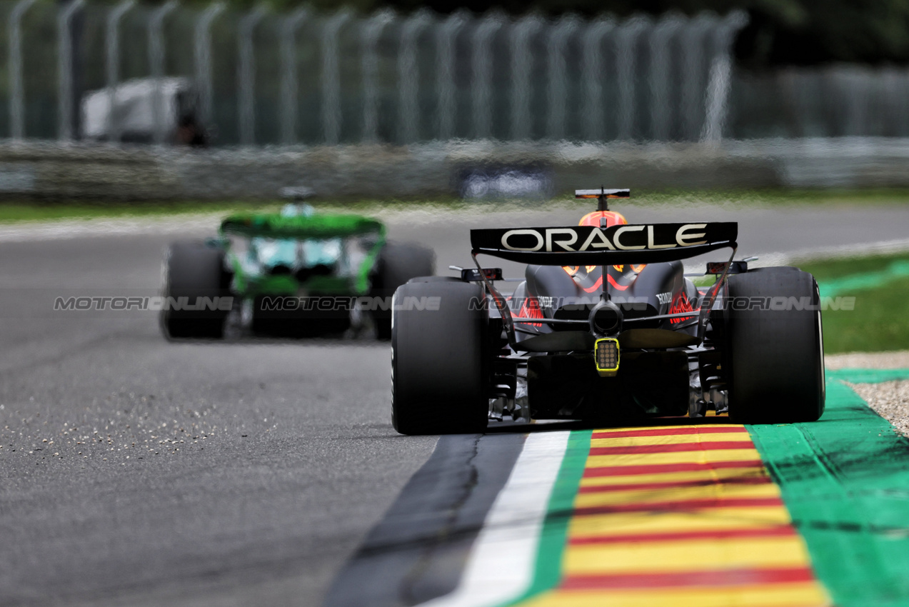 GP BELGIO, Max Verstappen (NLD) Red Bull Racing RB20.

26.07.2024. Formula 1 World Championship, Rd 14, Belgian Grand Prix, Spa Francorchamps, Belgium, Practice Day.

- www.xpbimages.com, EMail: requests@xpbimages.com © Copyright: Rew / XPB Images