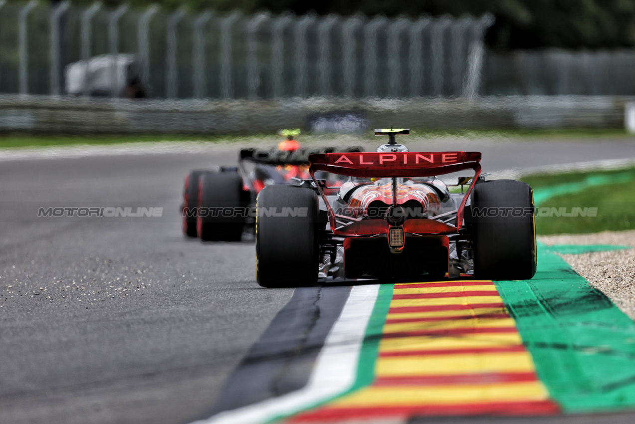 GP BELGIO, Pierre Gasly (FRA) Alpine F1 Team A524.

26.07.2024. Formula 1 World Championship, Rd 14, Belgian Grand Prix, Spa Francorchamps, Belgium, Practice Day.

- www.xpbimages.com, EMail: requests@xpbimages.com © Copyright: Rew / XPB Images