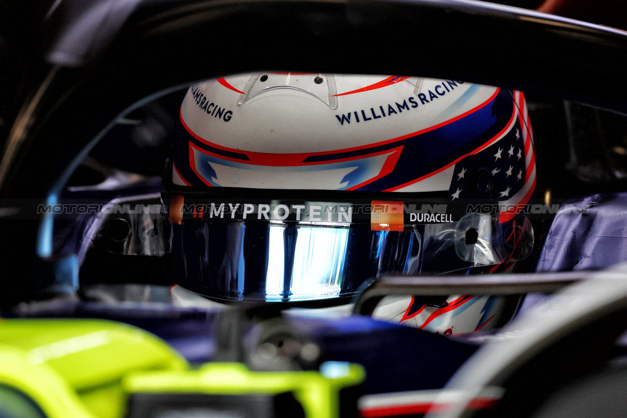 GP BELGIO, Logan Sargeant (USA) Williams Racing FW46.

26.07.2024. Formula 1 World Championship, Rd 14, Belgian Grand Prix, Spa Francorchamps, Belgium, Practice Day.

- www.xpbimages.com, EMail: requests@xpbimages.com © Copyright: Charniaux / XPB Images