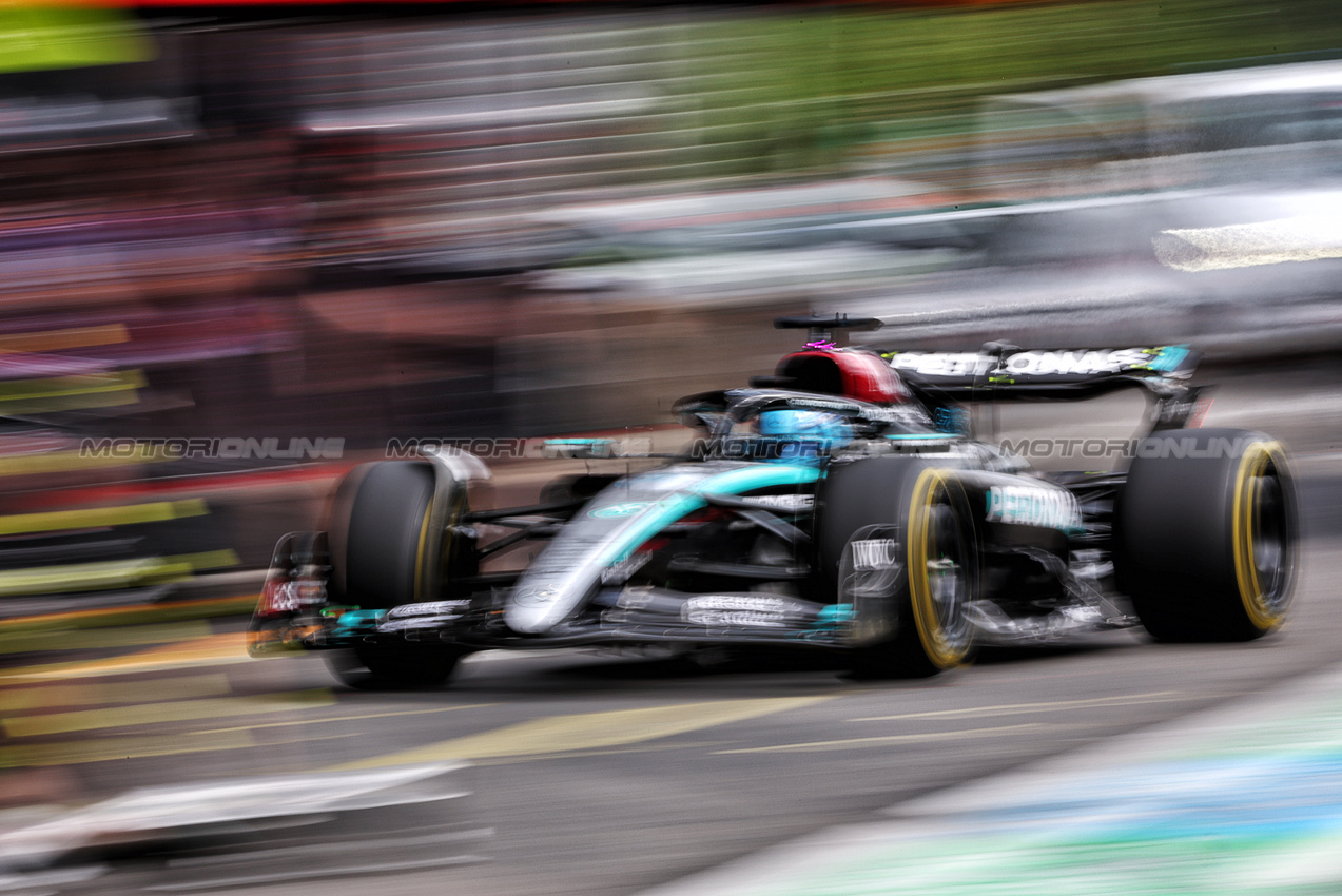 GP BELGIO, George Russell (GBR) Mercedes AMG F1 W15.

26.07.2024. Formula 1 World Championship, Rd 14, Belgian Grand Prix, Spa Francorchamps, Belgium, Practice Day.

- www.xpbimages.com, EMail: requests@xpbimages.com © Copyright: Charniaux / XPB Images