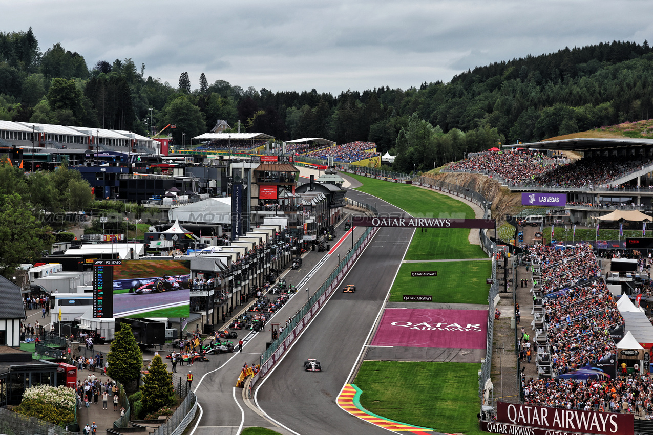 GP BELGIO, Nico Hulkenberg (GER) Haas VF-24.

26.07.2024. Formula 1 World Championship, Rd 14, Belgian Grand Prix, Spa Francorchamps, Belgium, Practice Day.

- www.xpbimages.com, EMail: requests@xpbimages.com © Copyright: Moy / XPB Images