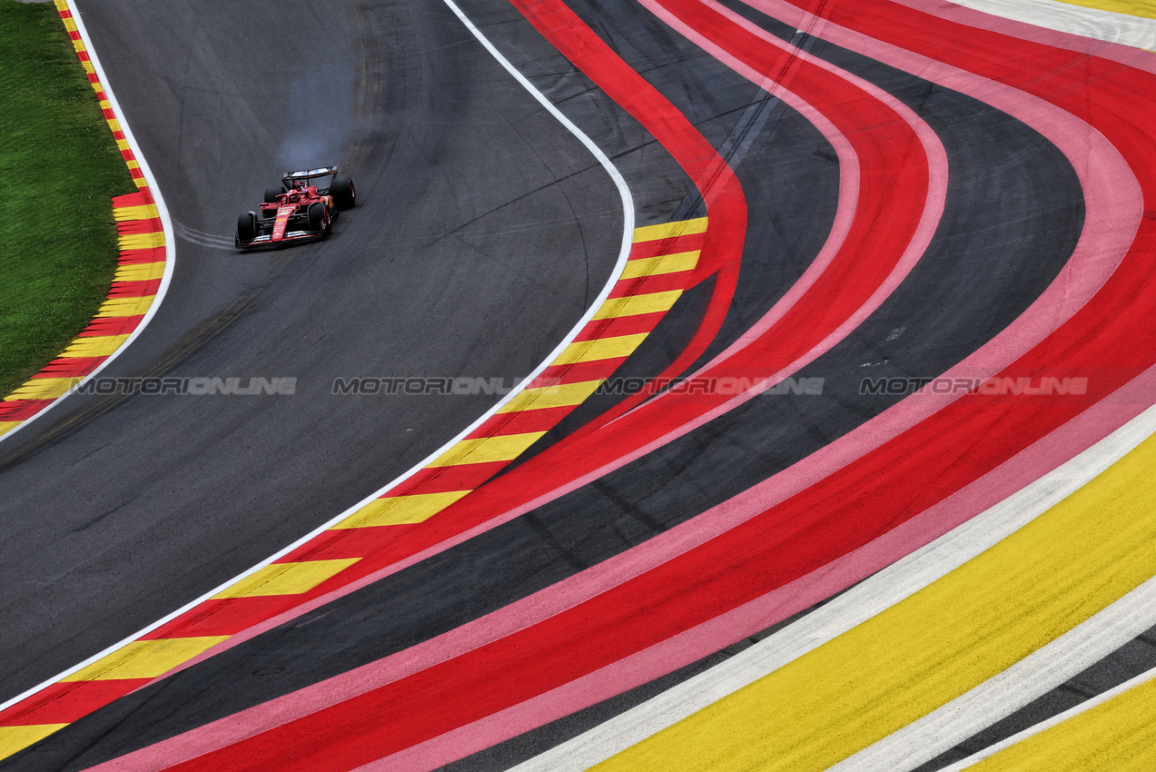 GP BELGIO, Charles Leclerc (MON) Ferrari SF-24.

26.07.2024. Formula 1 World Championship, Rd 14, Belgian Grand Prix, Spa Francorchamps, Belgium, Practice Day.

- www.xpbimages.com, EMail: requests@xpbimages.com © Copyright: Moy / XPB Images