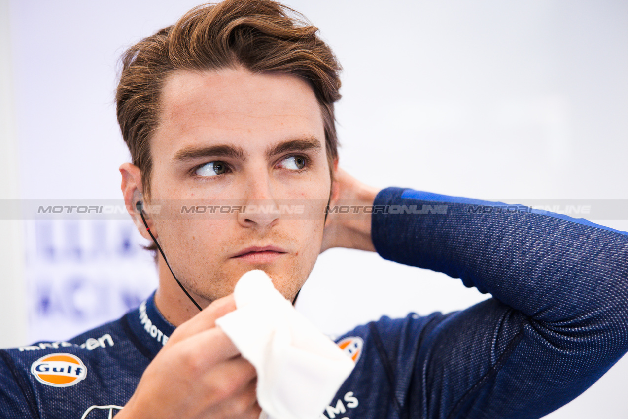 GP BELGIO, Logan Sargeant (USA) Williams Racing.

26.07.2024. Formula 1 World Championship, Rd 14, Belgian Grand Prix, Spa Francorchamps, Belgium, Practice Day.

- www.xpbimages.com, EMail: requests@xpbimages.com © Copyright: Bearne / XPB Images