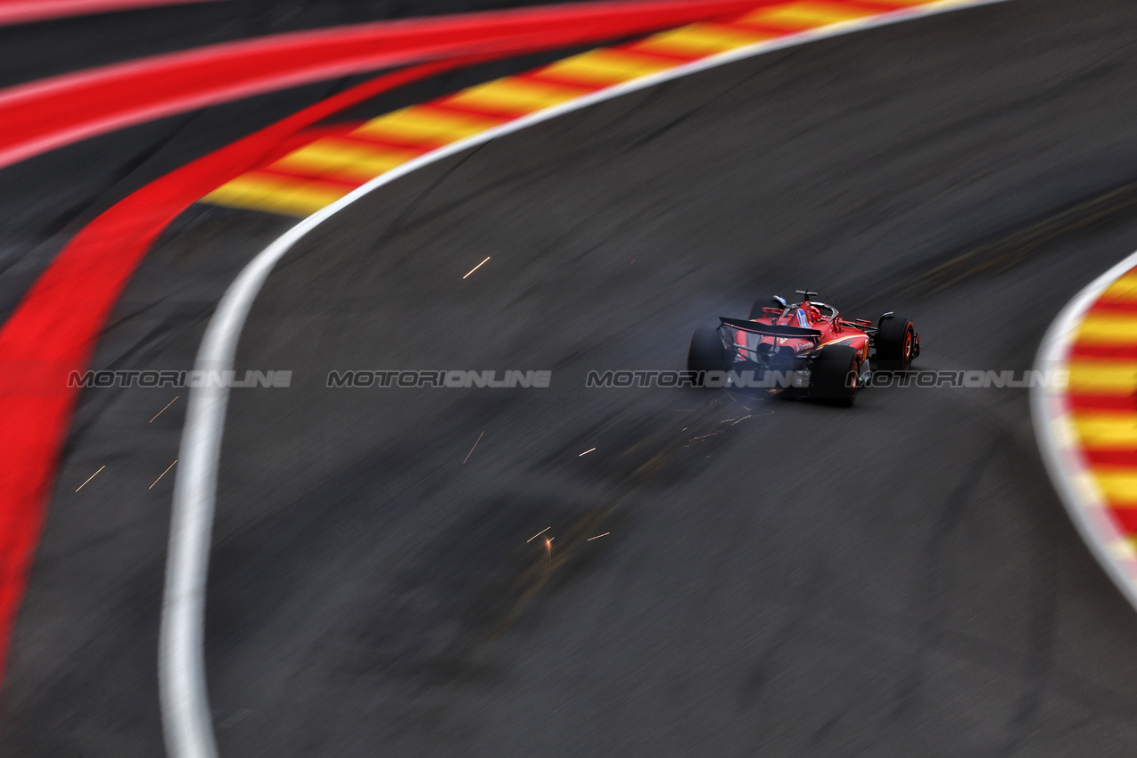 GP BELGIO, Charles Leclerc (MON) Ferrari SF-24.

26.07.2024. Formula 1 World Championship, Rd 14, Belgian Grand Prix, Spa Francorchamps, Belgium, Practice Day.

 - www.xpbimages.com, EMail: requests@xpbimages.com © Copyright: Coates / XPB Images