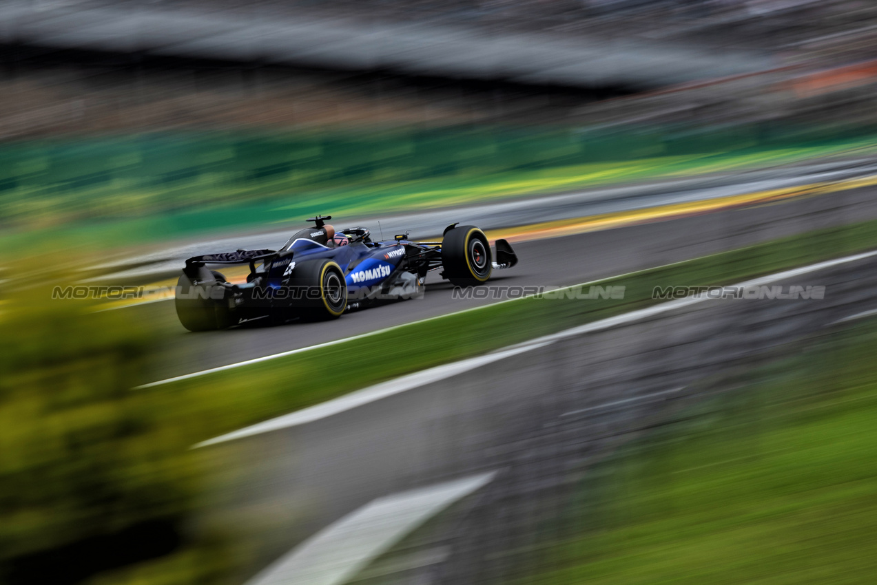 GP BELGIO, Alexander Albon (THA) Williams Racing FW46.

26.07.2024. Formula 1 World Championship, Rd 14, Belgian Grand Prix, Spa Francorchamps, Belgium, Practice Day.

- www.xpbimages.com, EMail: requests@xpbimages.com © Copyright: Rew / XPB Images