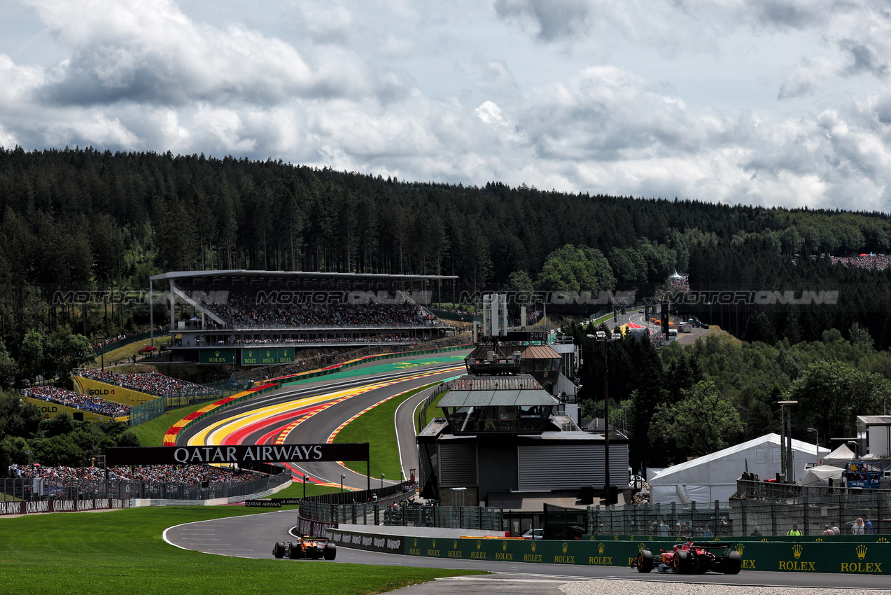 GP BELGIO, Charles Leclerc (MON) Ferrari SF-24.

26.07.2024. Formula 1 World Championship, Rd 14, Belgian Grand Prix, Spa Francorchamps, Belgium, Practice Day.

 - www.xpbimages.com, EMail: requests@xpbimages.com © Copyright: Coates / XPB Images