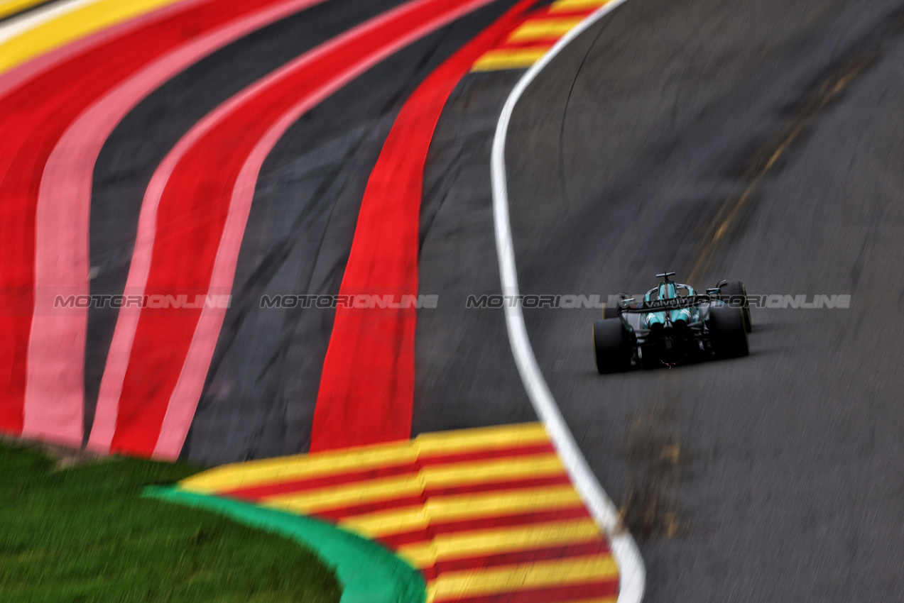 GP BELGIO, Lance Stroll (CDN) Aston Martin F1 Team AMR24.

26.07.2024. Formula 1 World Championship, Rd 14, Belgian Grand Prix, Spa Francorchamps, Belgium, Practice Day.

 - www.xpbimages.com, EMail: requests@xpbimages.com © Copyright: Coates / XPB Images