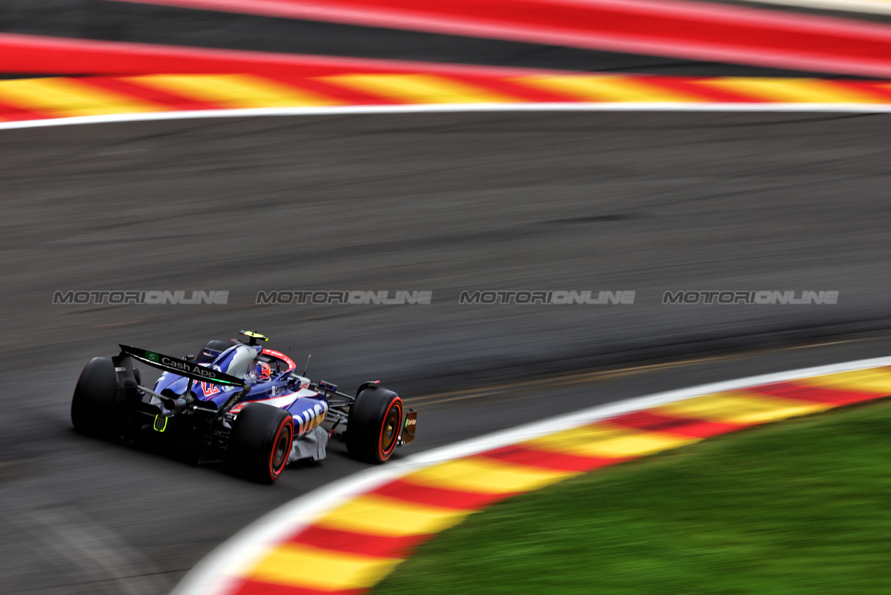 GP BELGIO, Yuki Tsunoda (JPN) RB VCARB 01.

26.07.2024. Formula 1 World Championship, Rd 14, Belgian Grand Prix, Spa Francorchamps, Belgium, Practice Day.

 - www.xpbimages.com, EMail: requests@xpbimages.com © Copyright: Coates / XPB Images