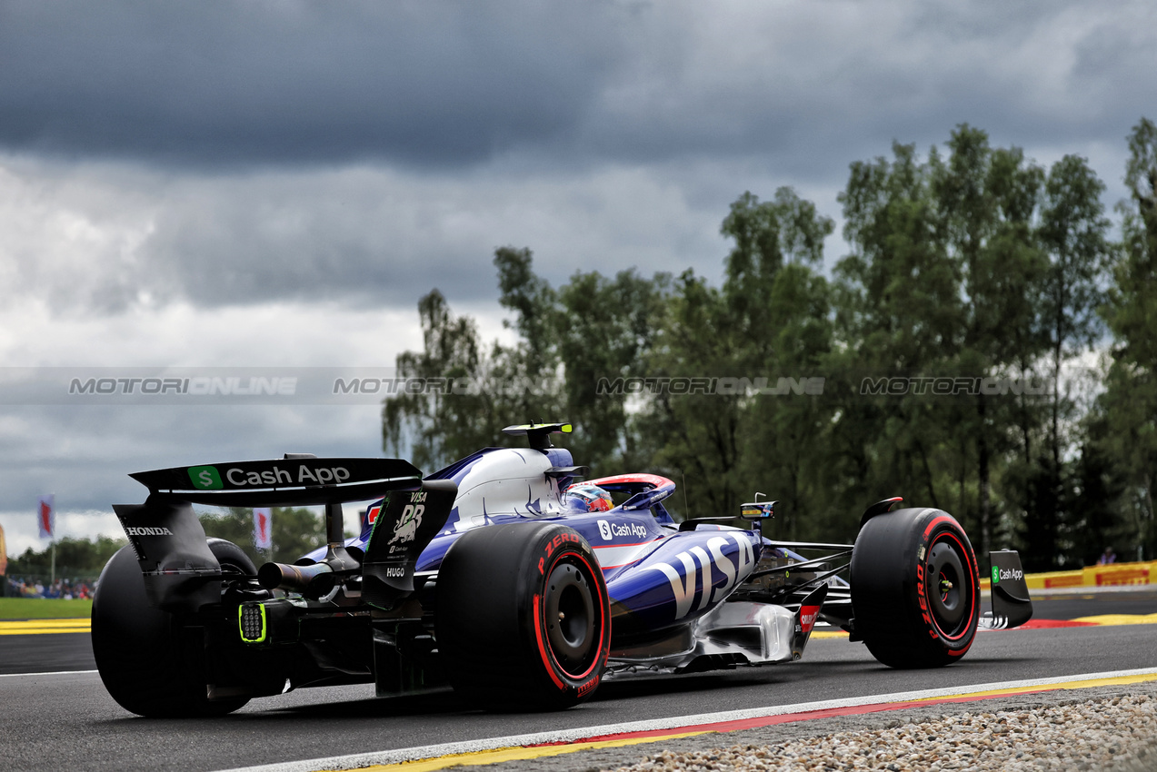 GP BELGIO, Yuki Tsunoda (JPN) RB VCARB 01.

26.07.2024. Formula 1 World Championship, Rd 14, Belgian Grand Prix, Spa Francorchamps, Belgium, Practice Day.

- www.xpbimages.com, EMail: requests@xpbimages.com © Copyright: Bearne / XPB Images