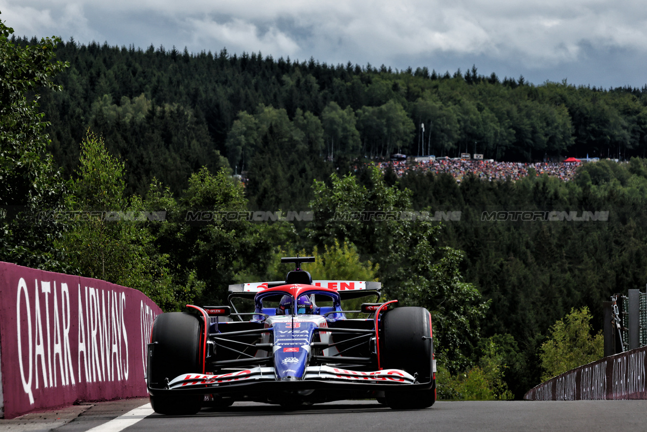 GP BELGIO, Daniel Ricciardo (AUS) RB VCARB 01.

26.07.2024. Formula 1 World Championship, Rd 14, Belgian Grand Prix, Spa Francorchamps, Belgium, Practice Day.

- www.xpbimages.com, EMail: requests@xpbimages.com © Copyright: Charniaux / XPB Images