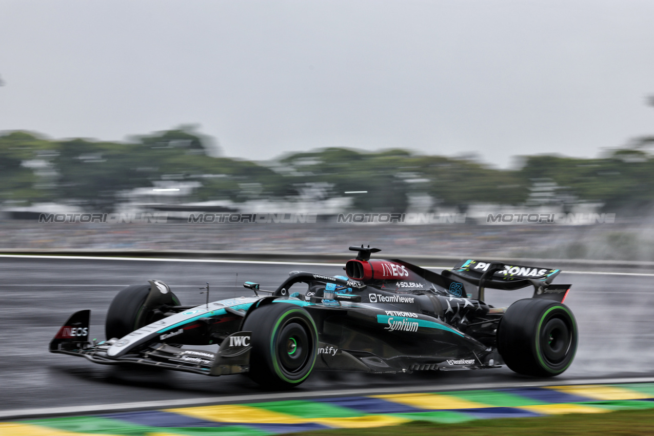 GP BRASILE, George Russell (GBR) Mercedes AMG F1 W15.

03.11.2024. Formula 1 World Championship, Rd 21, Brazilian Grand Prix, Sao Paulo, Brazil, Gara Day.

 - www.xpbimages.com, EMail: requests@xpbimages.com © Copyright: Coates / XPB Images