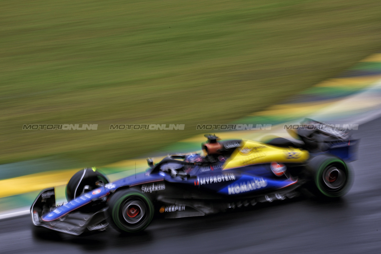 GP BRASILE, Alexander Albon (THA) Williams Racing FW46.

03.11.2024. Formula 1 World Championship, Rd 21, Brazilian Grand Prix, Sao Paulo, Brazil, Gara Day.

 - www.xpbimages.com, EMail: requests@xpbimages.com © Copyright: Coates / XPB Images