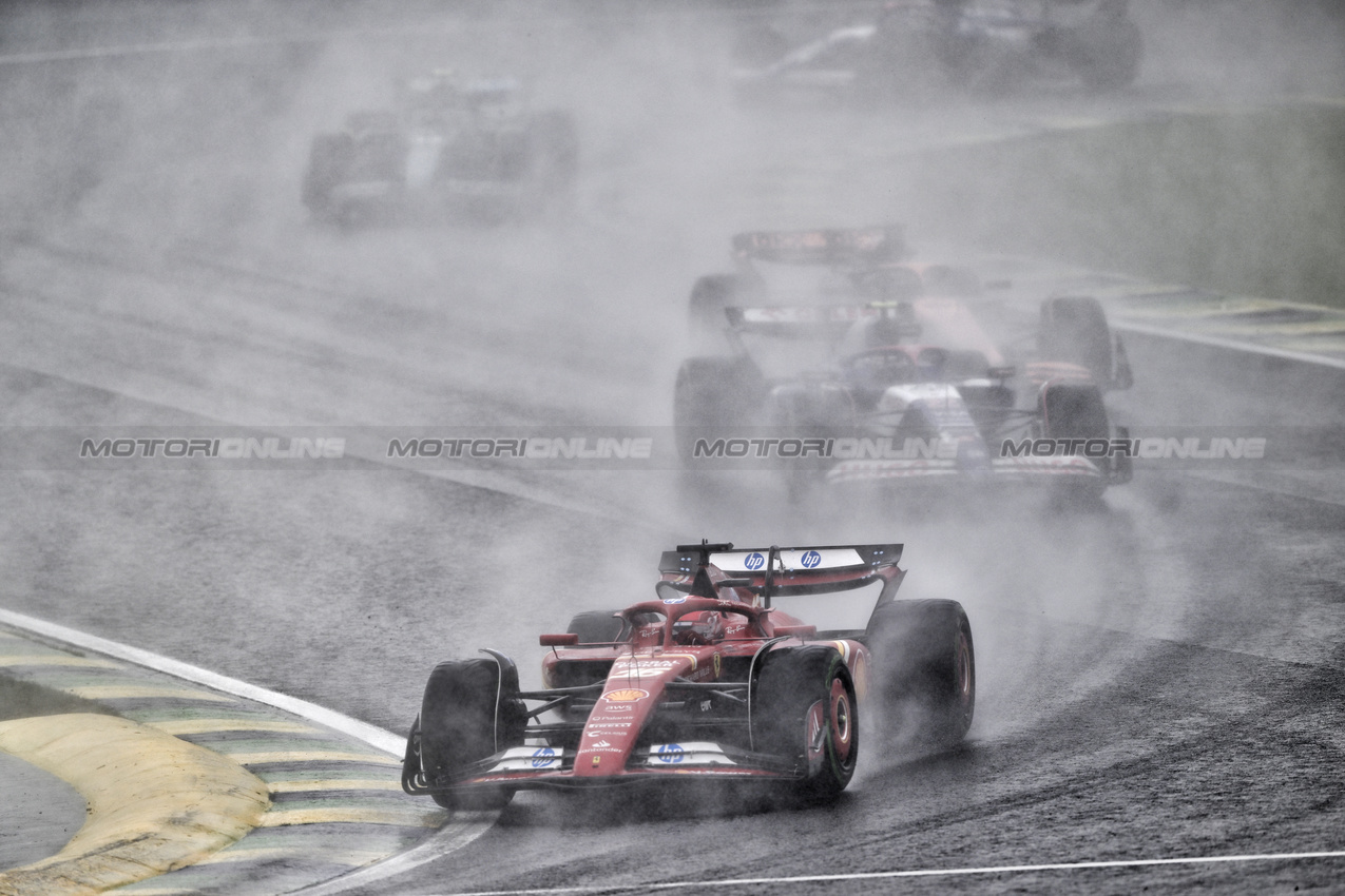 GP BRASILE, Charles Leclerc (MON) Ferrari SF-24.

03.11.2024. Formula 1 World Championship, Rd 21, Brazilian Grand Prix, Sao Paulo, Brazil, Gara Day.

- www.xpbimages.com, EMail: requests@xpbimages.com © Copyright: Price / XPB Images