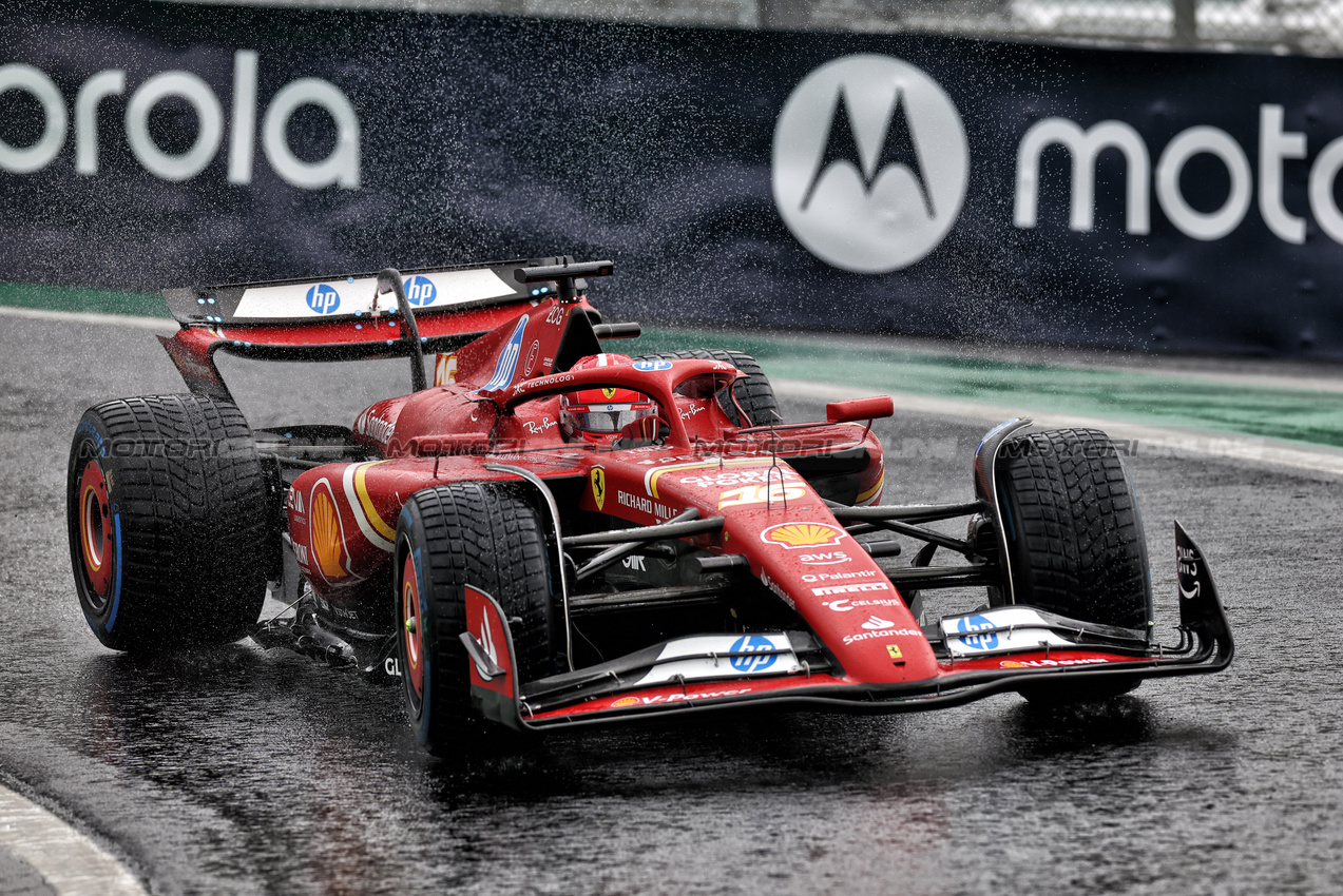 GP BRASILE, Charles Leclerc (MON) Ferrari SF-24.

03.11.2024. Formula 1 World Championship, Rd 21, Brazilian Grand Prix, Sao Paulo, Brazil, Gara Day.

 - www.xpbimages.com, EMail: requests@xpbimages.com © Copyright: Staley / XPB Images