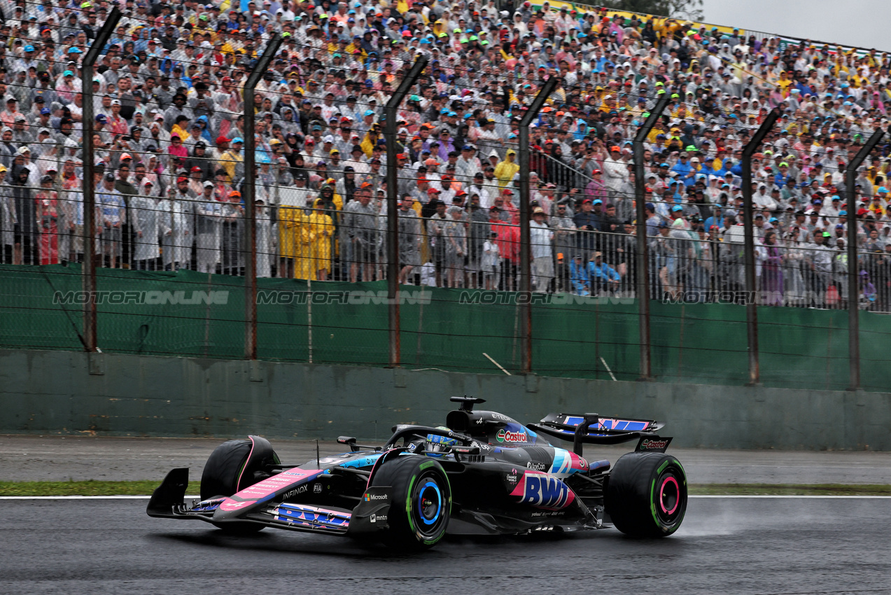 GP BRASILE, Esteban Ocon (FRA) Alpine F1 Team A524.

03.11.2024. Formula 1 World Championship, Rd 21, Brazilian Grand Prix, Sao Paulo, Brazil, Gara Day.

 - www.xpbimages.com, EMail: requests@xpbimages.com © Copyright: Coates / XPB Images