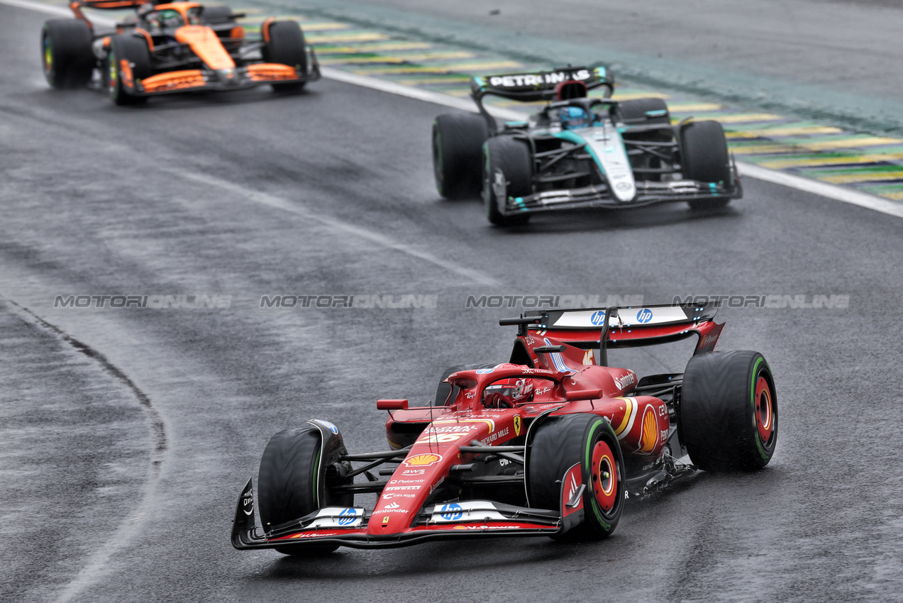 GP BRASILE, Charles Leclerc (MON) Ferrari SF-24.

03.11.2024. Formula 1 World Championship, Rd 21, Brazilian Grand Prix, Sao Paulo, Brazil, Gara Day.

 - www.xpbimages.com, EMail: requests@xpbimages.com © Copyright: Staley / XPB Images