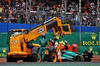 GP BRASILE, Lance Stroll (CDN) Aston Martin F1 Team AMR24 crashed on the formation lap.

03.11.2024. Formula 1 World Championship, Rd 21, Brazilian Grand Prix, Sao Paulo, Brazil, Gara Day.

 - www.xpbimages.com, EMail: requests@xpbimages.com © Copyright: Coates / XPB Images