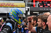 GP BRASILE, Esteban Ocon (FRA) Alpine F1 Team celebrates his second position in parc ferme with the team.

03.11.2024. Formula 1 World Championship, Rd 21, Brazilian Grand Prix, Sao Paulo, Brazil, Gara Day.

- www.xpbimages.com, EMail: requests@xpbimages.com © Copyright: Price / XPB Images