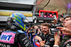 GP BRASILE, Esteban Ocon (FRA) Alpine F1 Team celebrates his second position in parc ferme with the team.

03.11.2024. Formula 1 World Championship, Rd 21, Brazilian Grand Prix, Sao Paulo, Brazil, Gara Day.

- www.xpbimages.com, EMail: requests@xpbimages.com © Copyright: Price / XPB Images