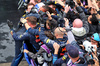 GP BRASILE, Gara winner Max Verstappen (NLD) Red Bull Racing celebrates with the team in parc ferme.

03.11.2024. Formula 1 World Championship, Rd 21, Brazilian Grand Prix, Sao Paulo, Brazil, Gara Day.

- www.xpbimages.com, EMail: requests@xpbimages.com © Copyright: Batchelor / XPB Images