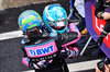 GP BRASILE, (L to R): Esteban Ocon (FRA) Alpine F1 Team celebrates his second position with third placed team mate Pierre Gasly (FRA) Alpine F1 Team in parc ferme.

03.11.2024. Formula 1 World Championship, Rd 21, Brazilian Grand Prix, Sao Paulo, Brazil, Gara Day.

- www.xpbimages.com, EMail: requests@xpbimages.com © Copyright: Batchelor / XPB Images