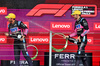 GP BRASILE, (L to R): Pierre Gasly (FRA) Alpine F1 Team celebrates his third position with second placed team mate Esteban Ocon (FRA) Alpine F1 Team on the podium.

03.11.2024. Formula 1 World Championship, Rd 21, Brazilian Grand Prix, Sao Paulo, Brazil, Gara Day.

- www.xpbimages.com, EMail: requests@xpbimages.com © Copyright: Batchelor / XPB Images